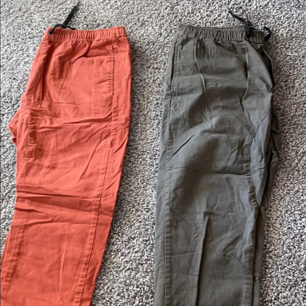 Zanerobe men’s pants SZ 38 gray and burnt orange